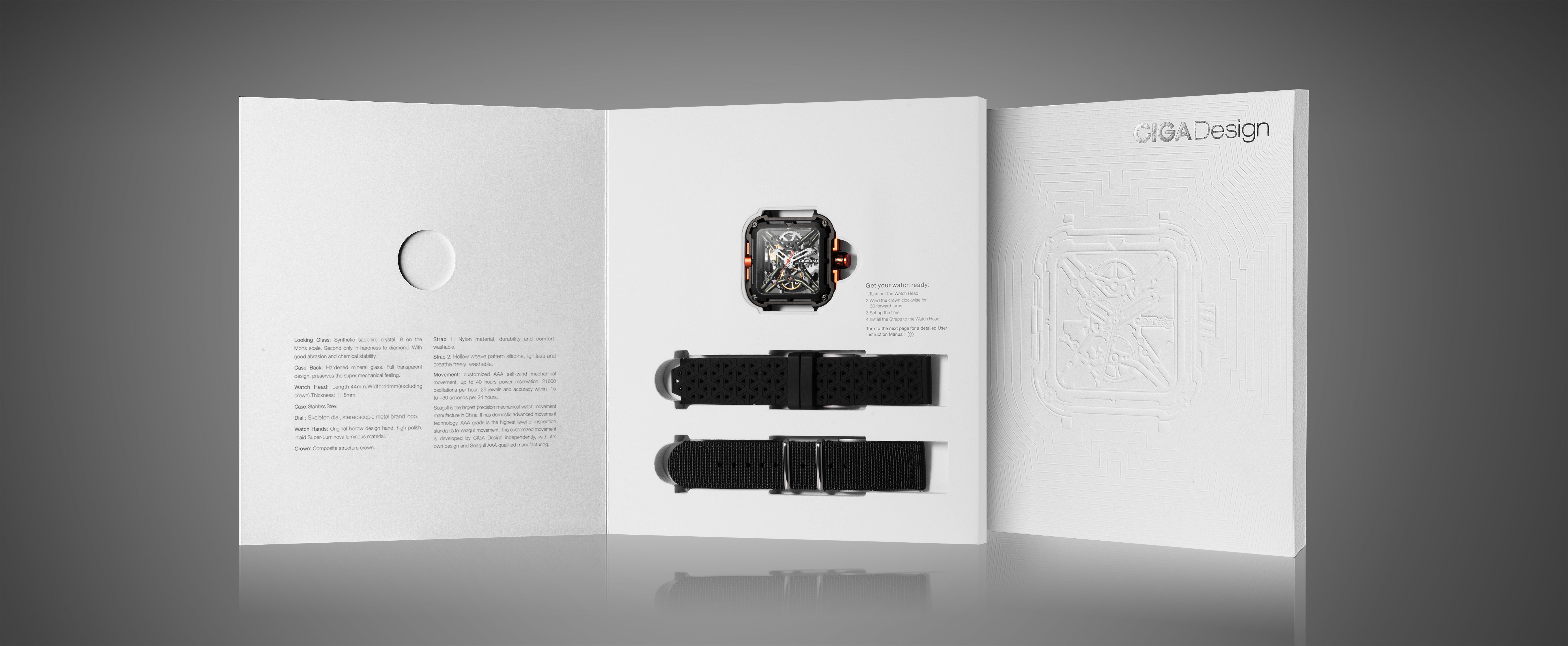 CIGA Design Mechanical Watch Series X Gorilla