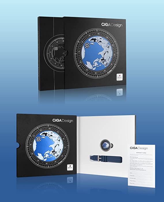 CIGA Design Mechanical Watch Series U Blue Planet